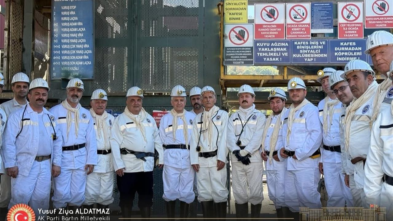 Bartın'da Emekli Madenciler Yeniden Maden Ocağında