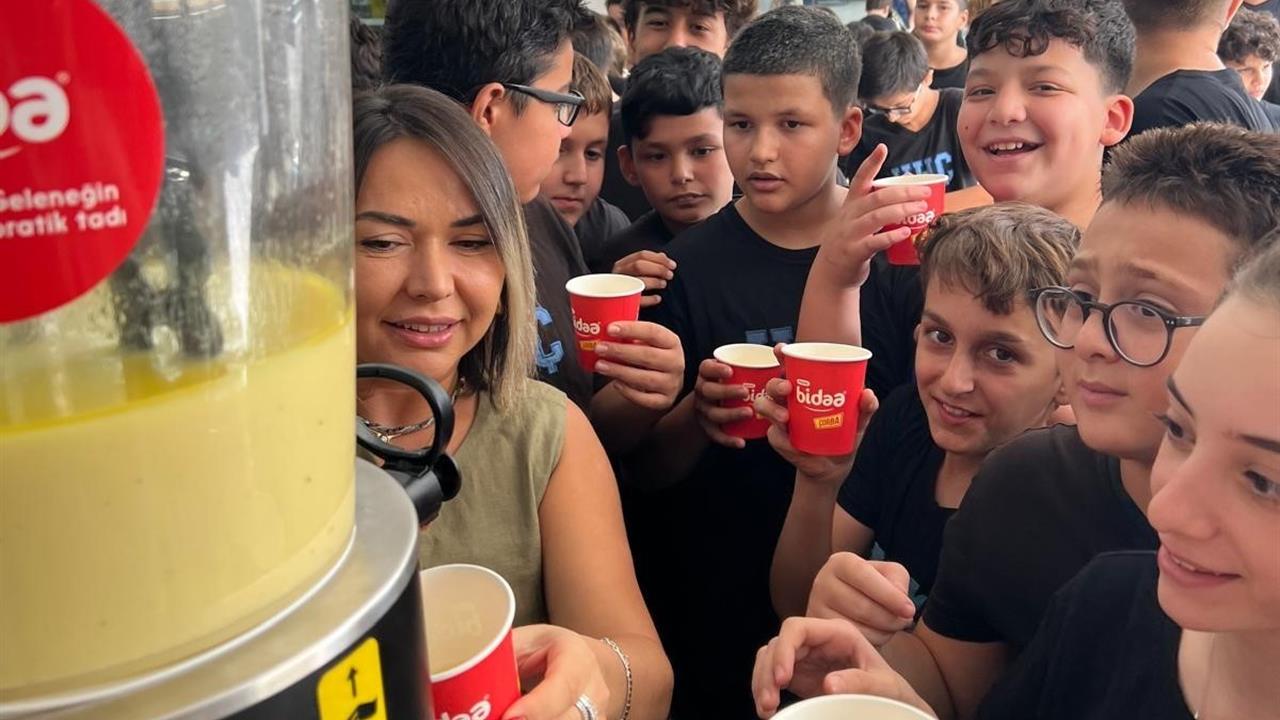 Bursa'da Öğrencilere Doğal Çorba Desteği Sunuluyor