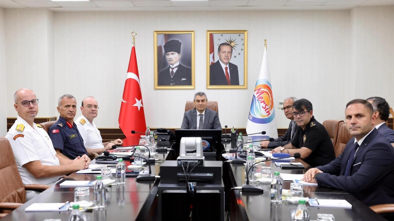 Mersin'de Güvenlik ve Asayiş Değerlendirme Toplantısı