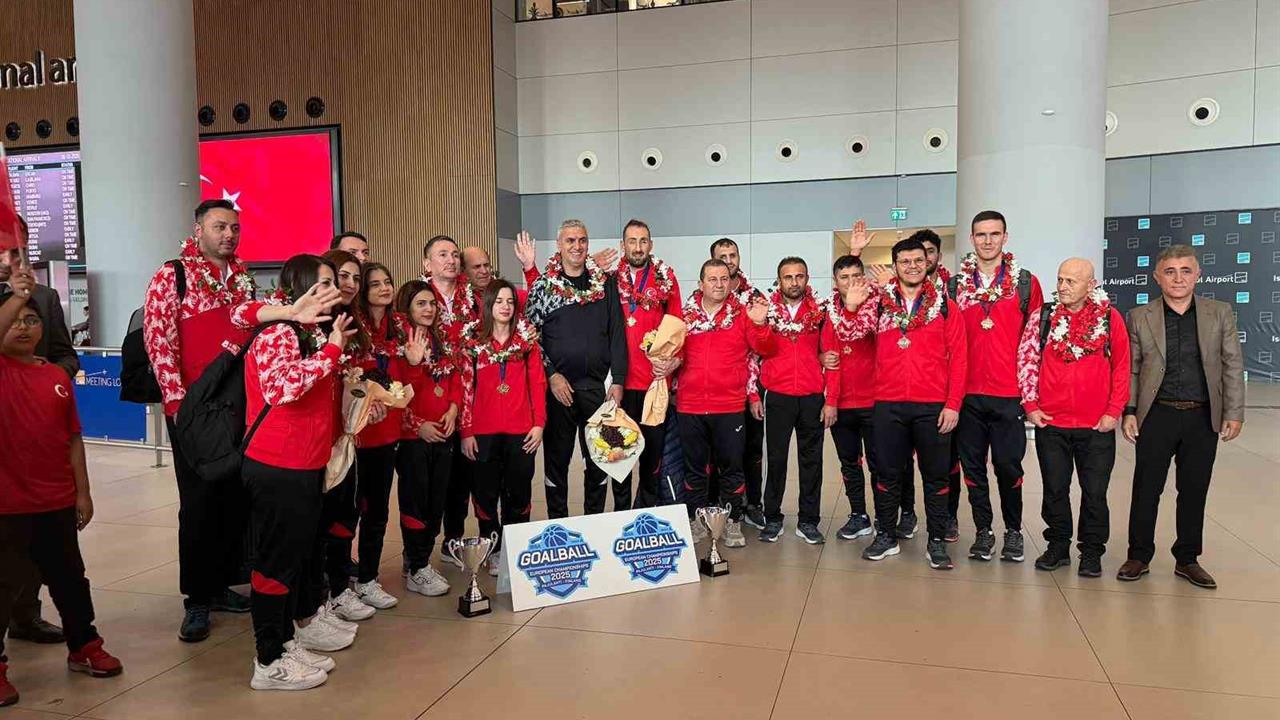 Kadın ve Erkek Goalball Milli Takımları Yurda Döndü
