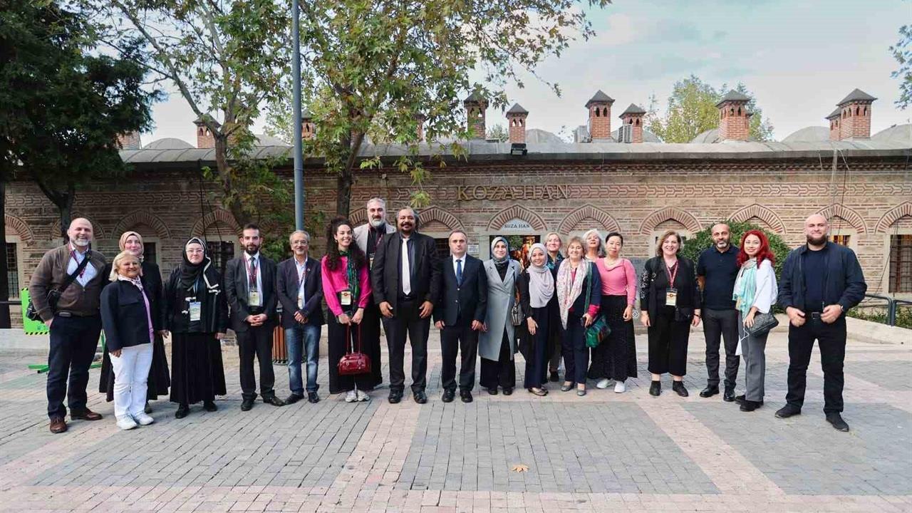 Bursa'da Uluslararası Sağlık Temsilcileri GETAT Merkezini Ziyaret Etti