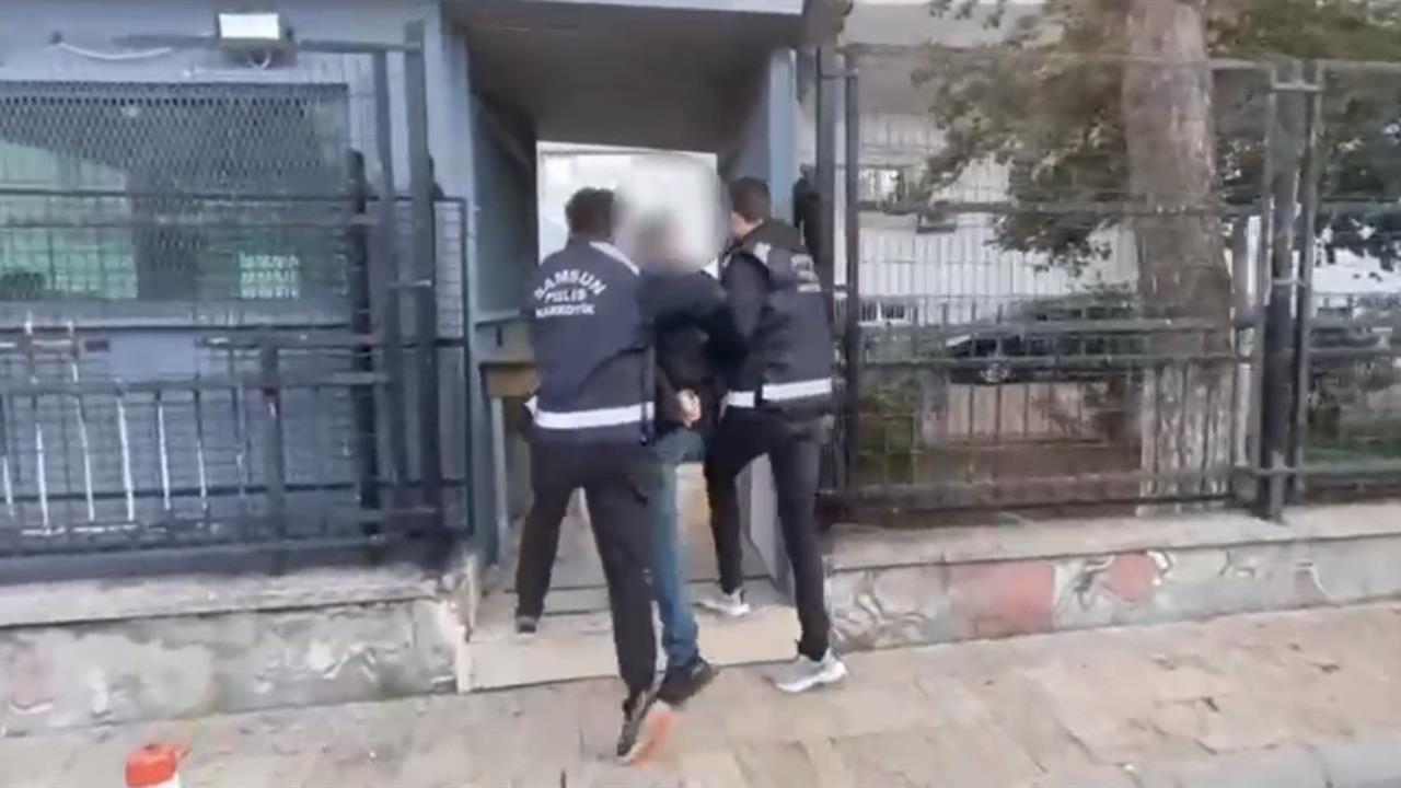 Samsun'da 35 Yıl Hapis Cezası Olan Firari Yakalandı