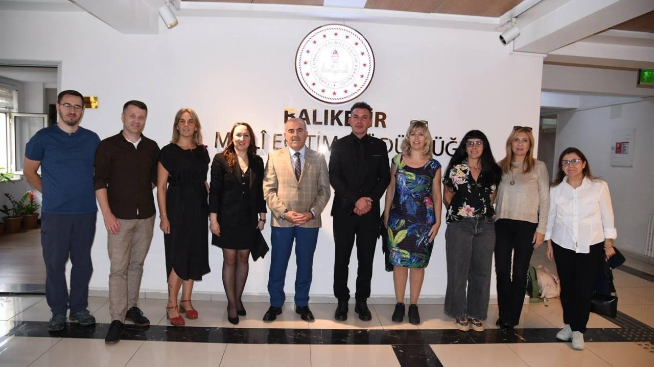 Balıkesir'de Uluslararası Eğitim Projesi Ziyareti