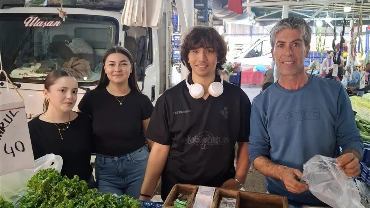 Sinop Üniversitesi Öğrencilerinden Gönüllü Pazar Deneyimi