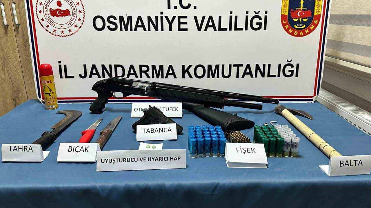 Osmaniye'de Jandarma Operasyonu: 118 Şüpheli Gözaltında