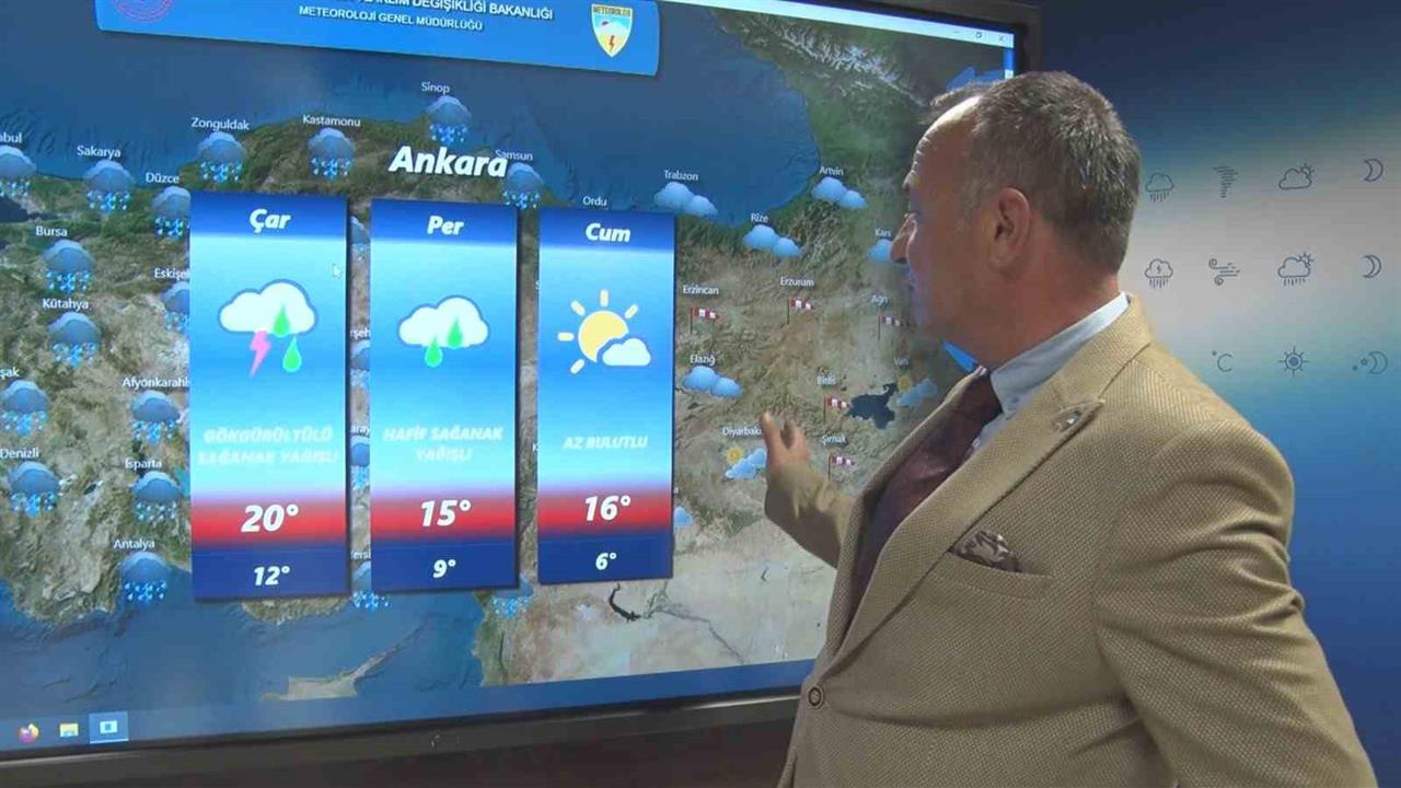 Türkiye'de Sıcaklıklar Düşüyor: Kuvvetli Yağışlar Bekleniyor