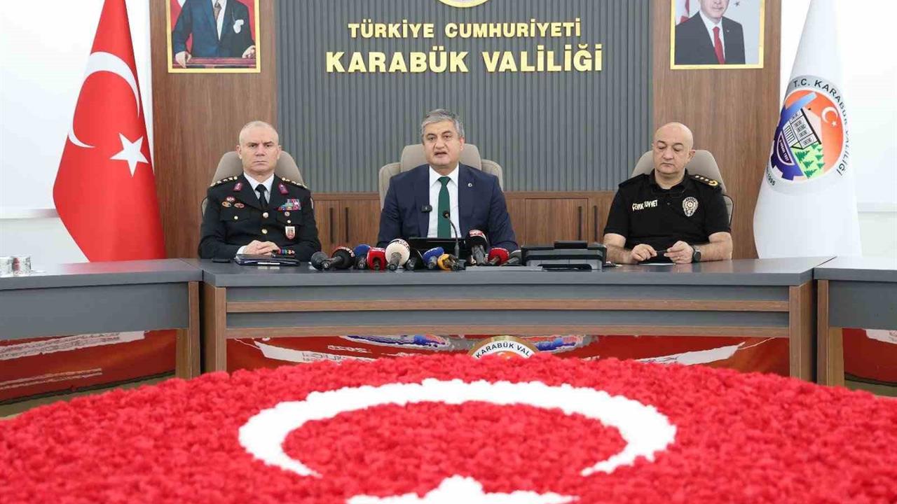 Karabük'te Eylül Ayı Güvenlik Toplantısı Yapıldı