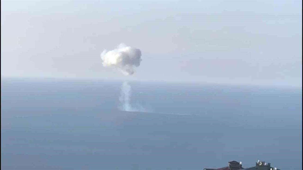 Trabzon Açıklarında Denizde Patlama Panik Yarattı