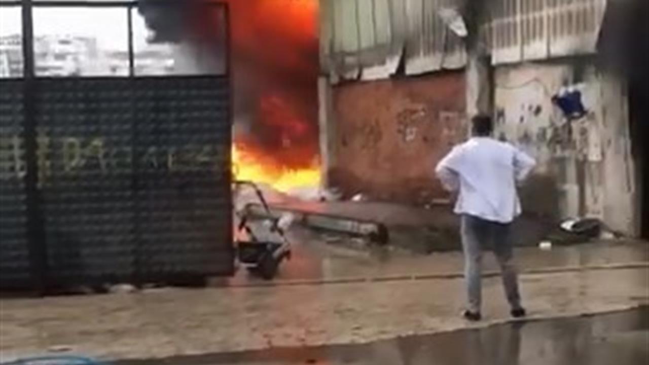 Karacabey'de Geri Dönüşüm Atölyesinde Yangın Çıktı