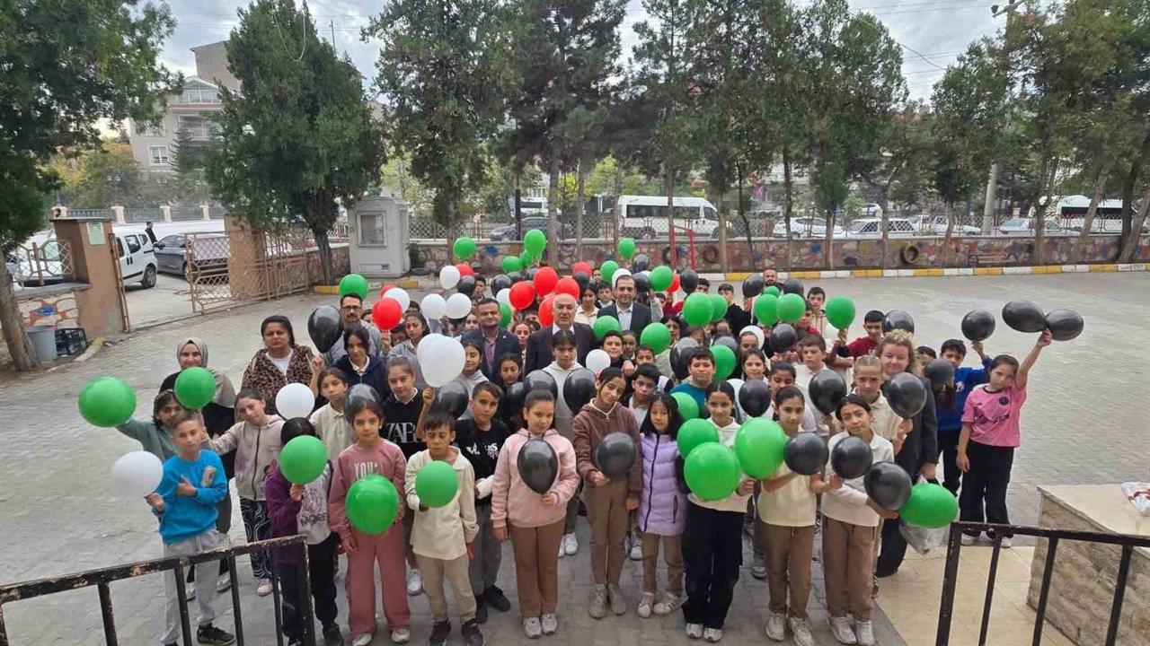 Emirdağ'da Öğrencilerden Filistin'e Destek Etkinliği