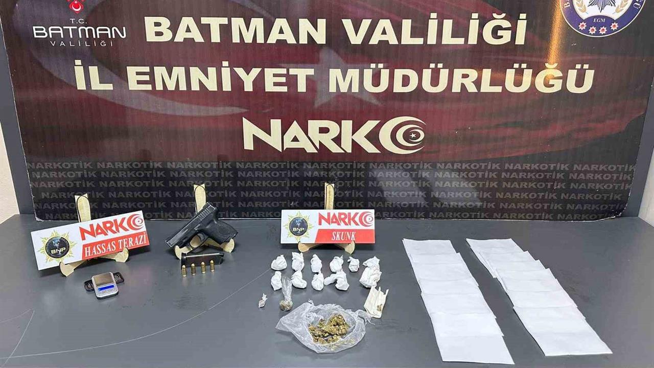 Batman'da Uyuşturucu Operasyonu: 2 Tutuklama