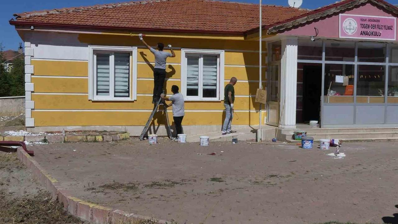 İnfaz Koruma Memurları Okul Tadilatı Gerçekleştirdi