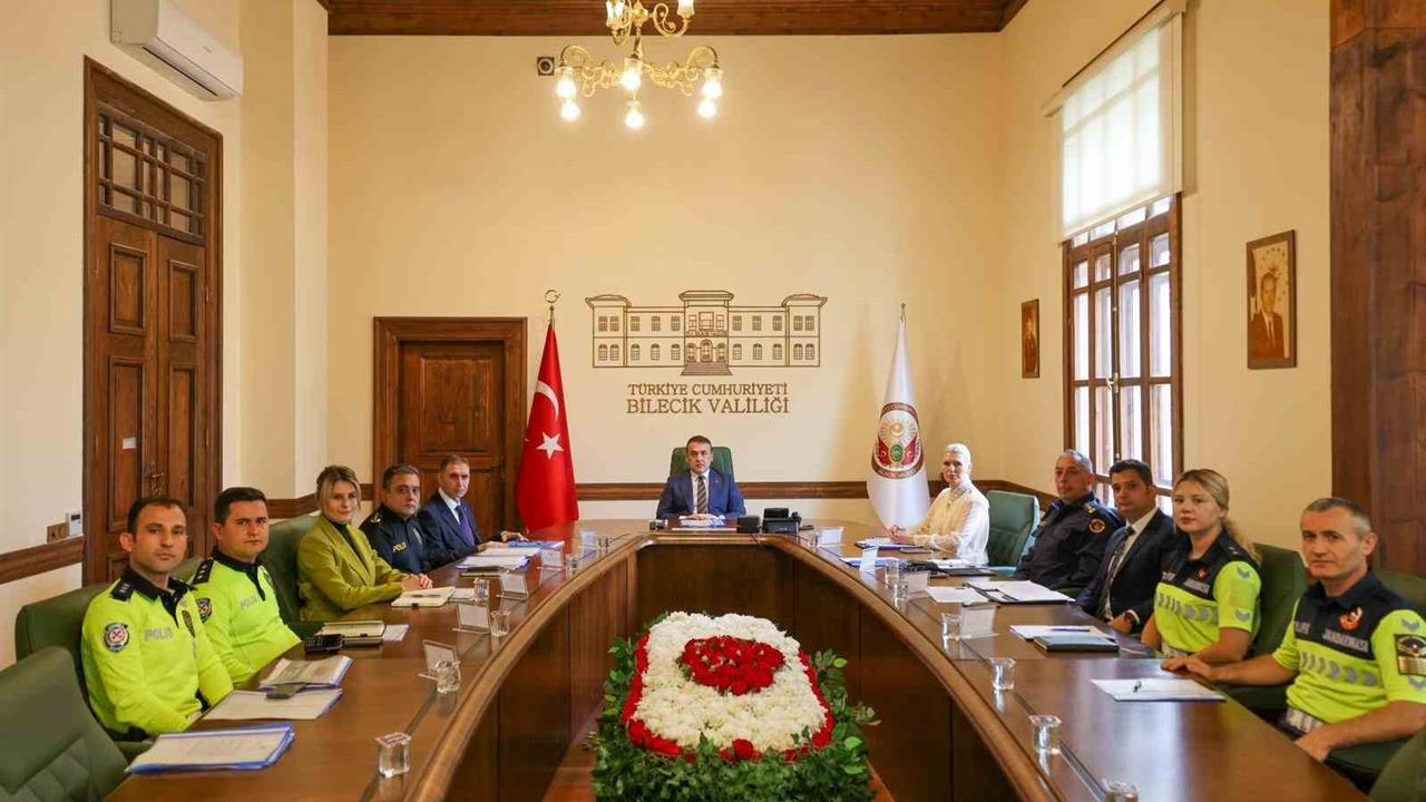 Bilecik'te Karayolu Trafik Güvenliği Toplantısı Yapıldı