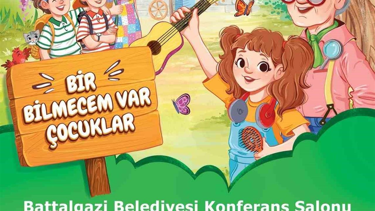 Battalgazi'de Ücretsiz Çocuk Tiyatrosu: "Bir Bilmecem Var Çocuklar"