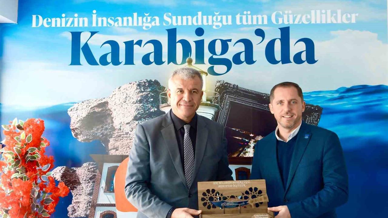 Karabiga'da Bosna'nın Bihaç Belediye Başkanı Ağırladı