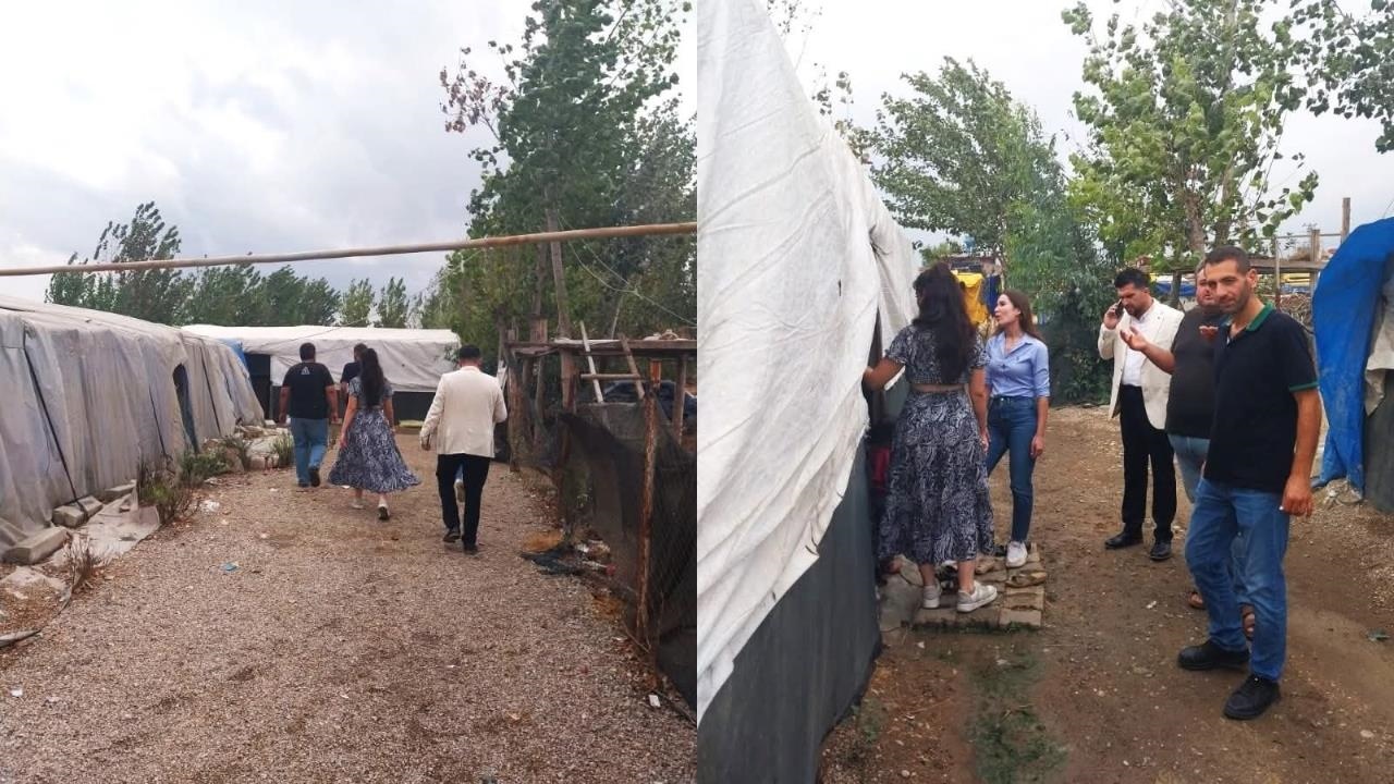 Tarsus'ta Çadırda Kalan Mevsimlik Tarım İşçilerinin Çocuklarına Eğitim Çalışması