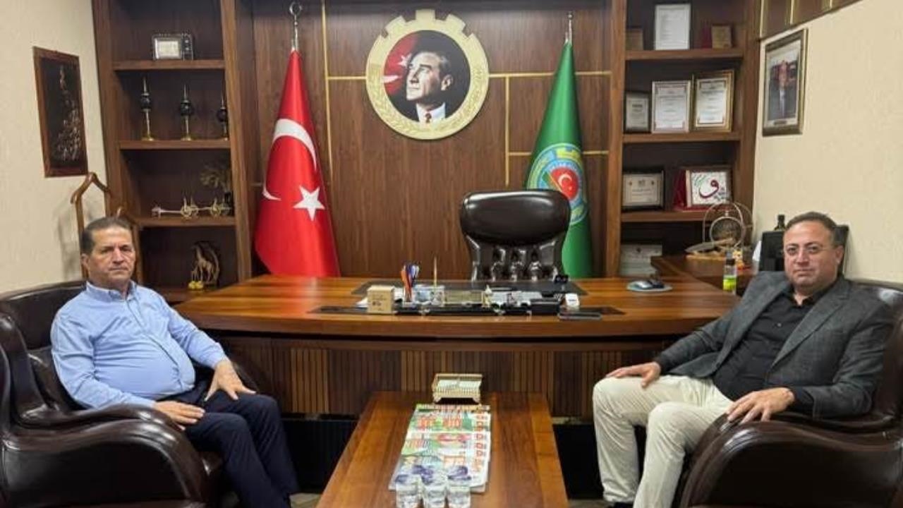 Tzo Başkanı Veyis Avcı Yzo Başkanı Akın Doğan'ı Ziyaret Etti