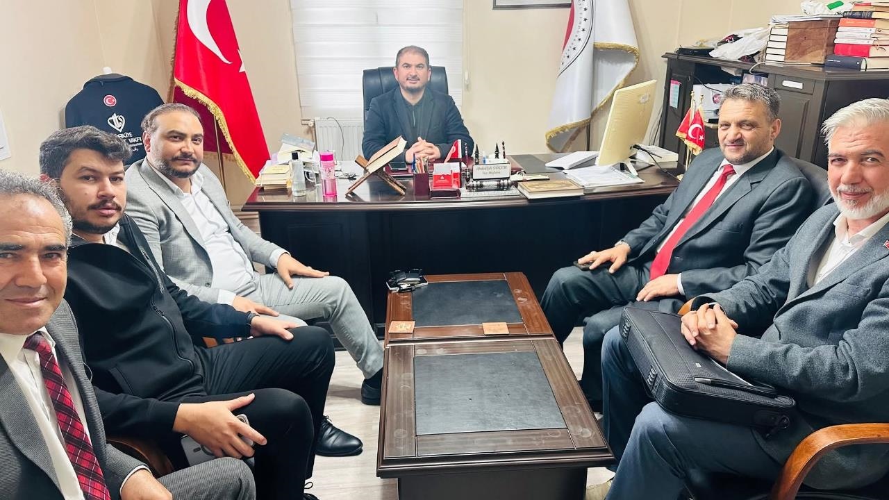 Çamlıyayla Müftüsü Goçer'e Mersin Vevtarsus'tan Camıler ve Din Görevlileri Haftası Ziyareti