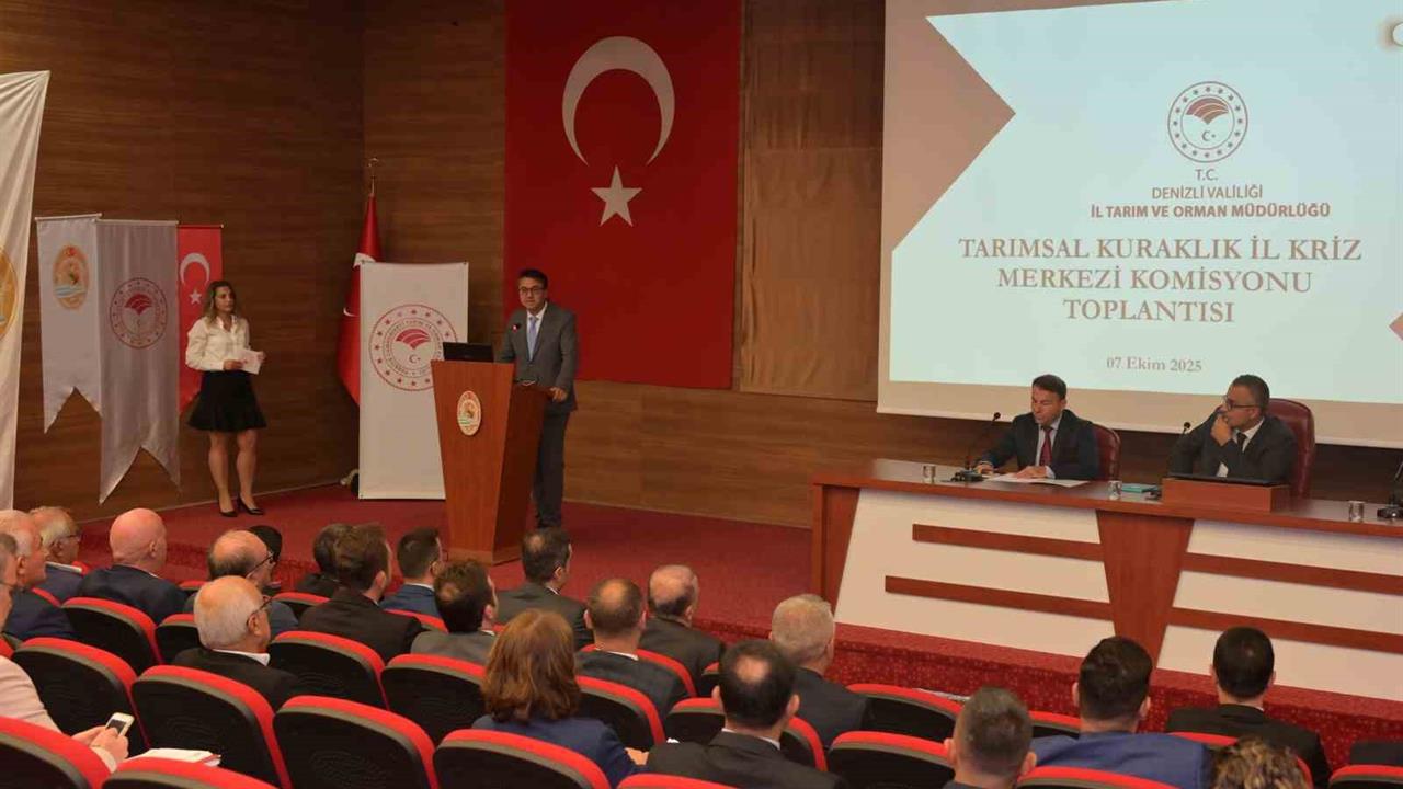 Denizli'de Kuraklık Tedbirleri Görüşüldü