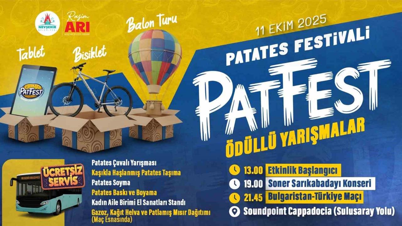 Nevşehir'de İlk PATFEST Heyecanı Başladı