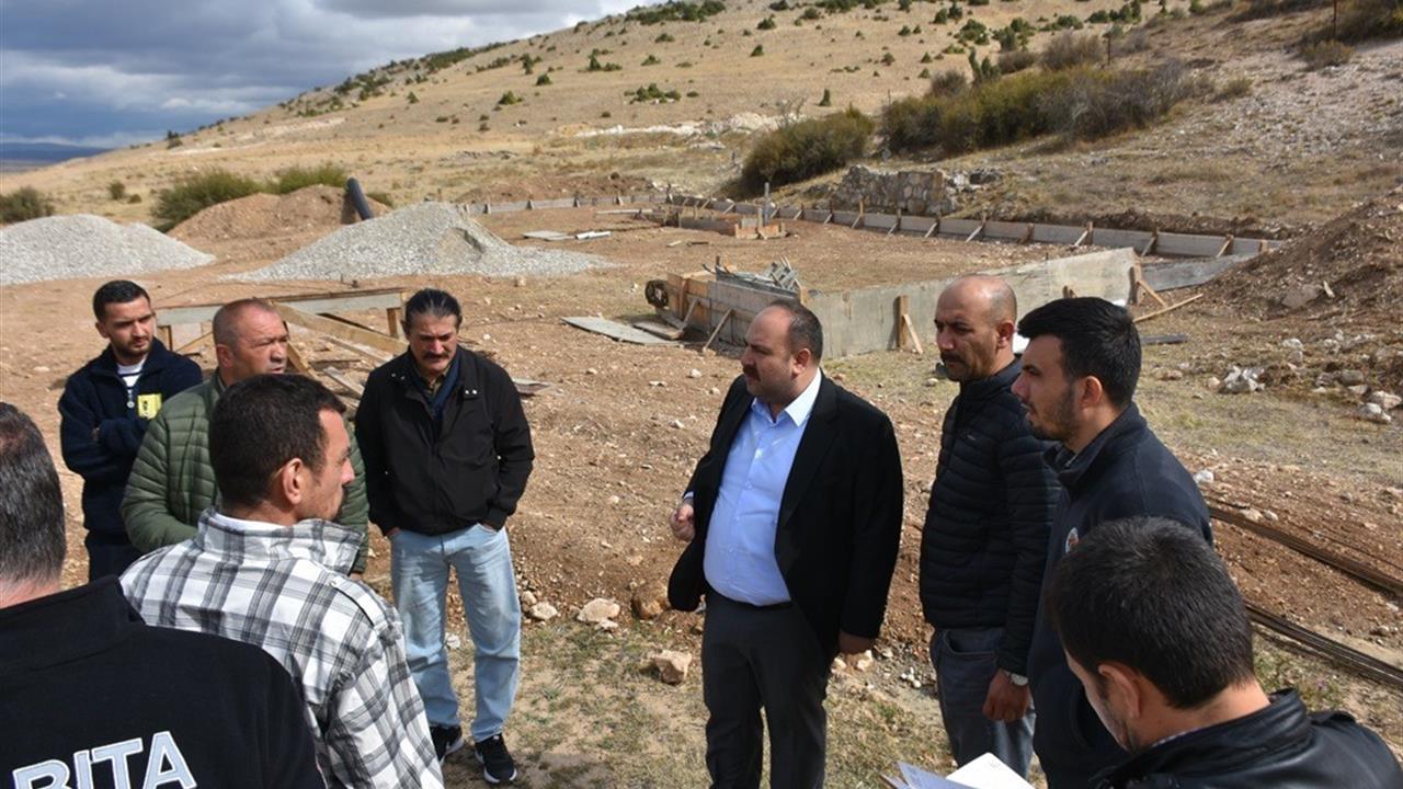 Oklubalı'da Başkan Hamamcı Çalışmaları İnceledi