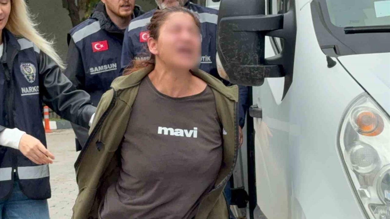 Samsun'da Uyuşturucu Ele Geçirildi: Kadın Tutuklandı