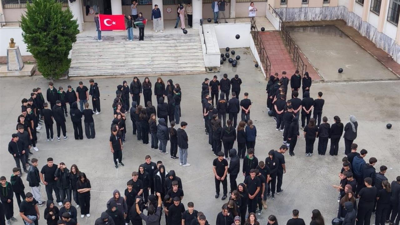 Köşk'te Öğrencilerden Gazze'ye Destek Etkinliği