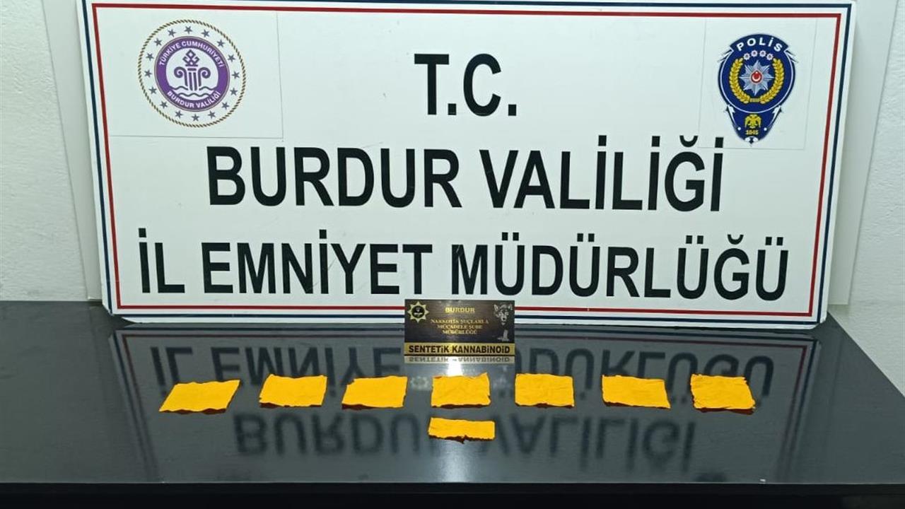 Burdur'da Uyuşturucu Operasyonu: 1 Kişi Tutuklandı