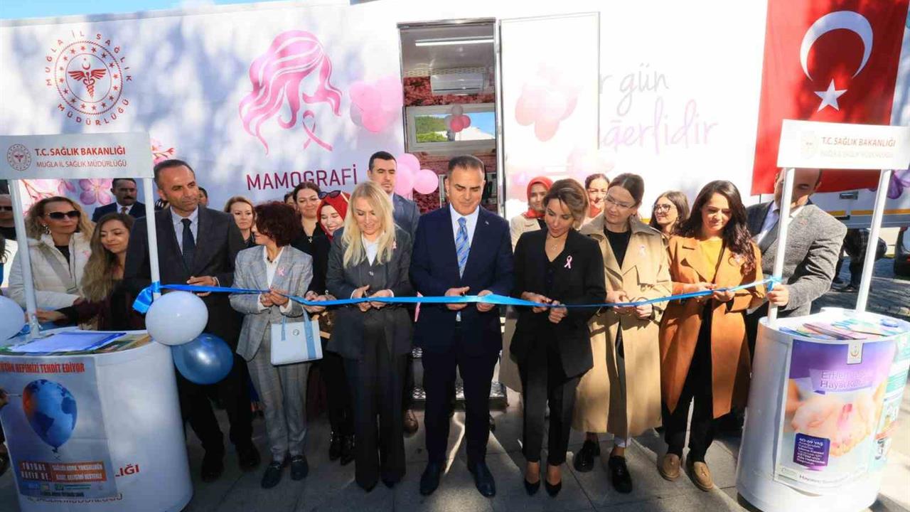 Muğla'da Mobil Kanser Tarama Aracı Hizmete Girdi