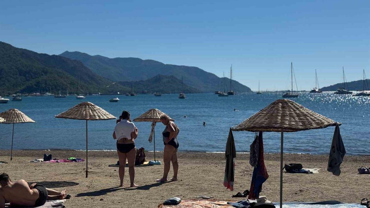 Marmaris'te Yazdan Kalma Günler Devam Ediyor