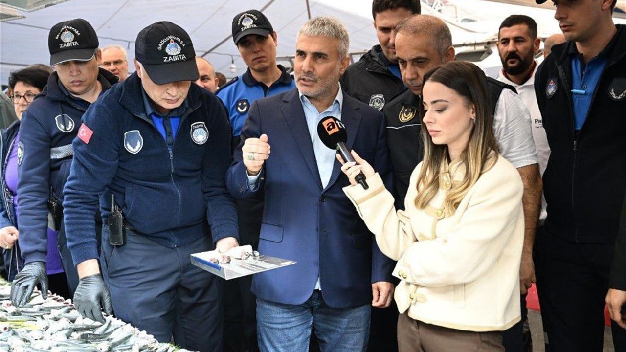 Gaziosmanpaşa'da Balık Tezgahlarına Sıkı Denetim Uygulandı