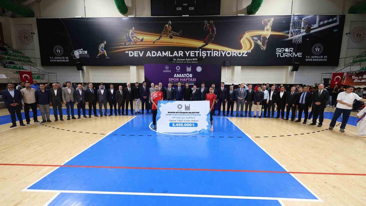 Mardin'de Amatör Spor Haftası Başladı
