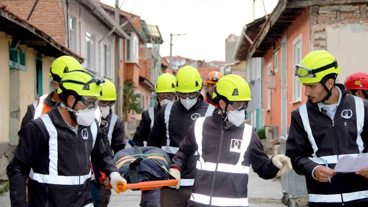 Kütahya'da AFAD Tatbikatında KOSB Ekibi Görev Aldı