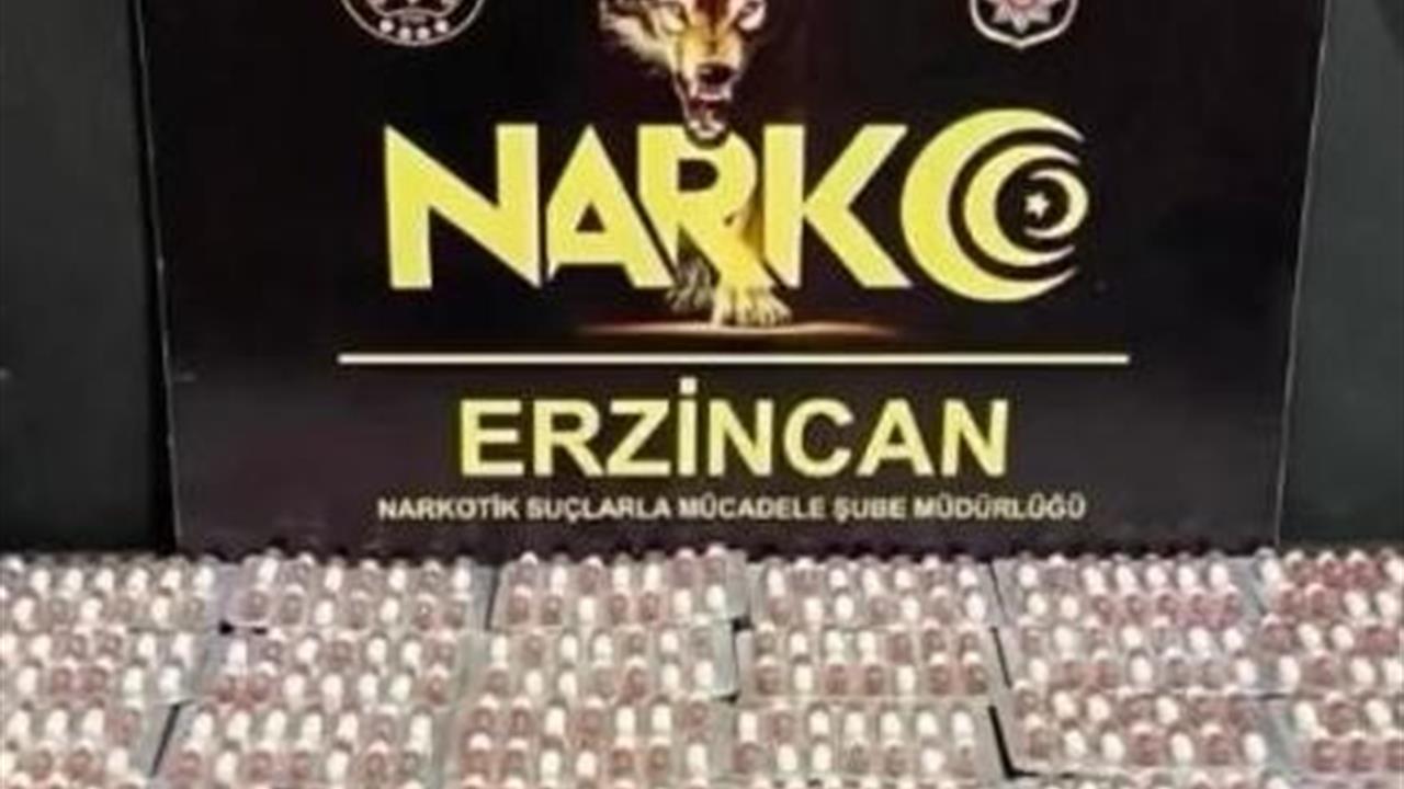 Erzincan'da 6 Bin 335 Uyuşturucu Hap Ele Geçirildi