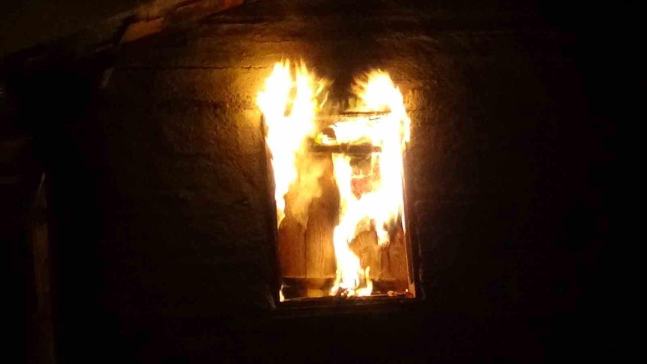 Bolu'da Samanlık Yangını: Korku Dolu Anlar