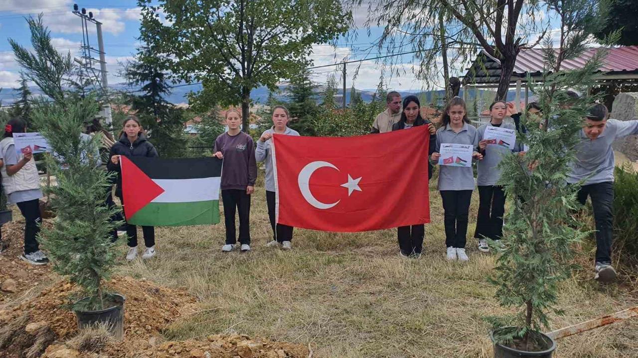 Afyonkarahisar'da Gazze İçin Barış Bahçesi Kuruldu