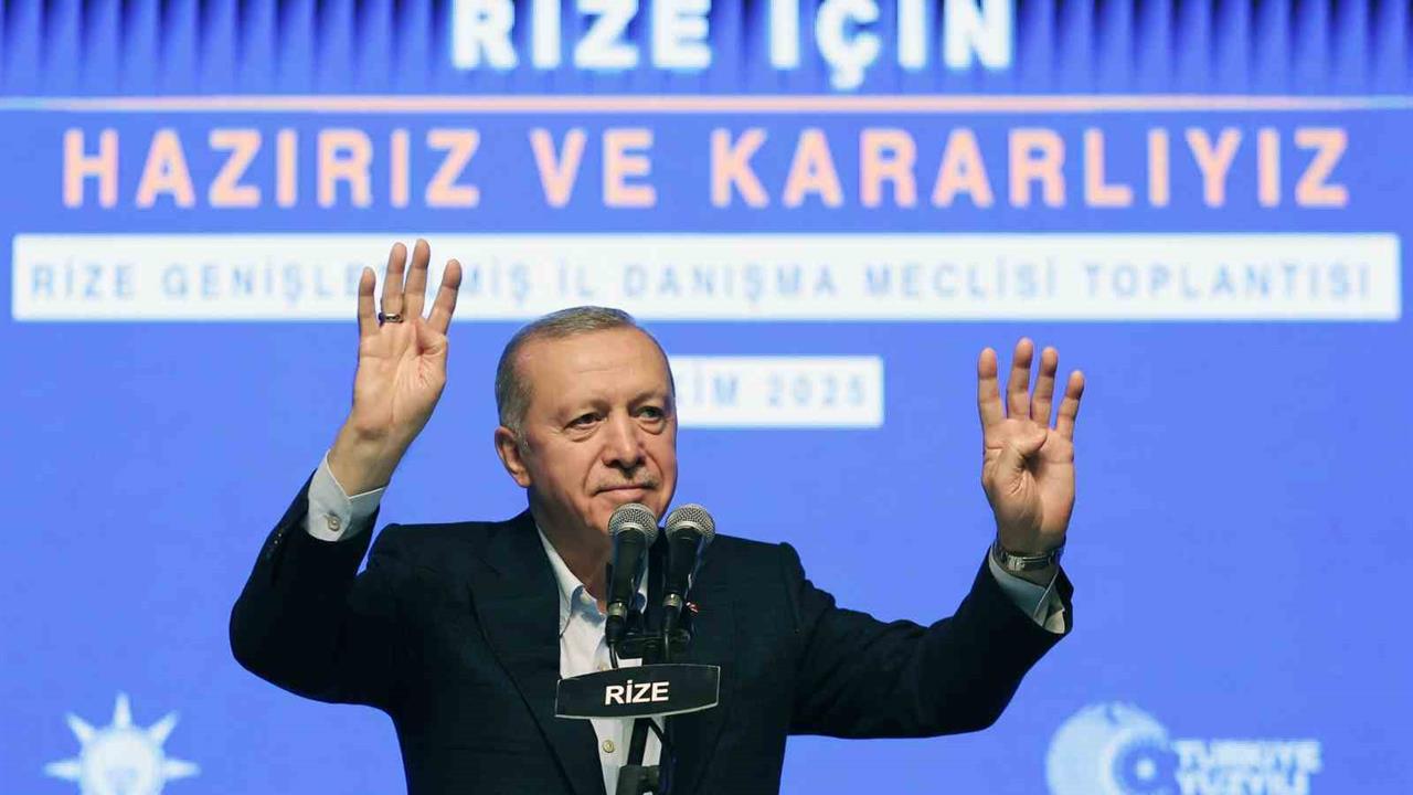 Rize'de Erdoğan: "Türkiye'den çok daha büyüğüz"