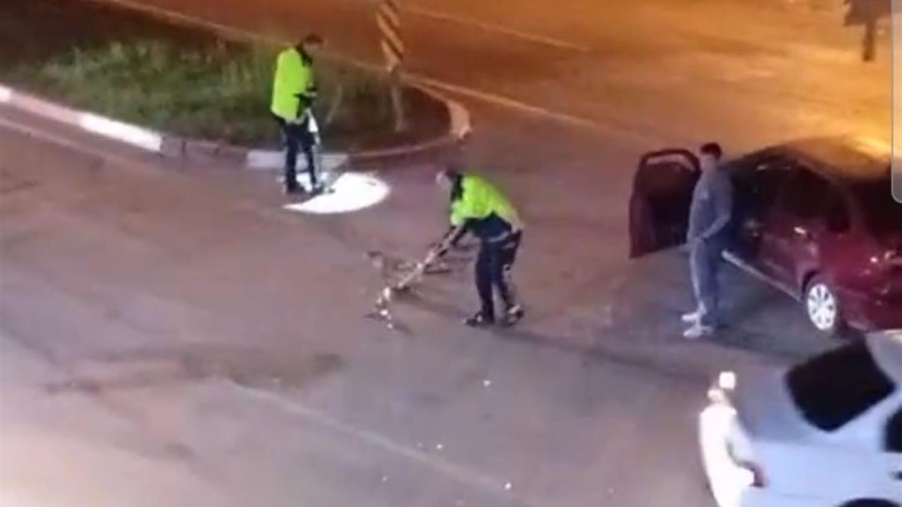 Osmaniye'de Trafik Kazası Sonrası İlginç Temizlik Önlemi