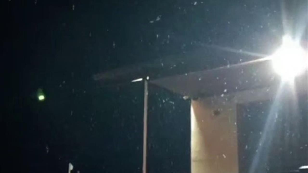 Karabük'te Mevsimin İlk Karı Yağdı