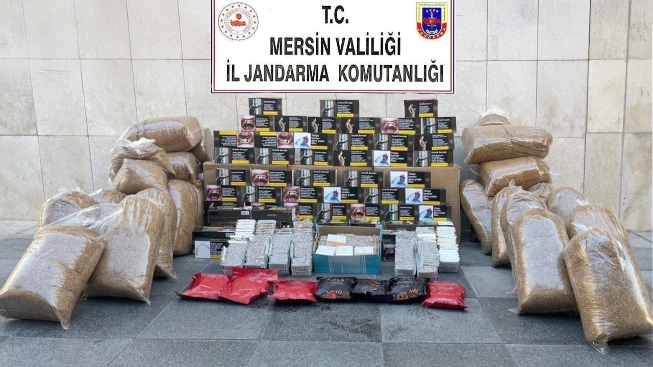 Mersin'de Jandarmadan Akdeniz ve Bozyazı'da Kaçak Makaron Operasyonu