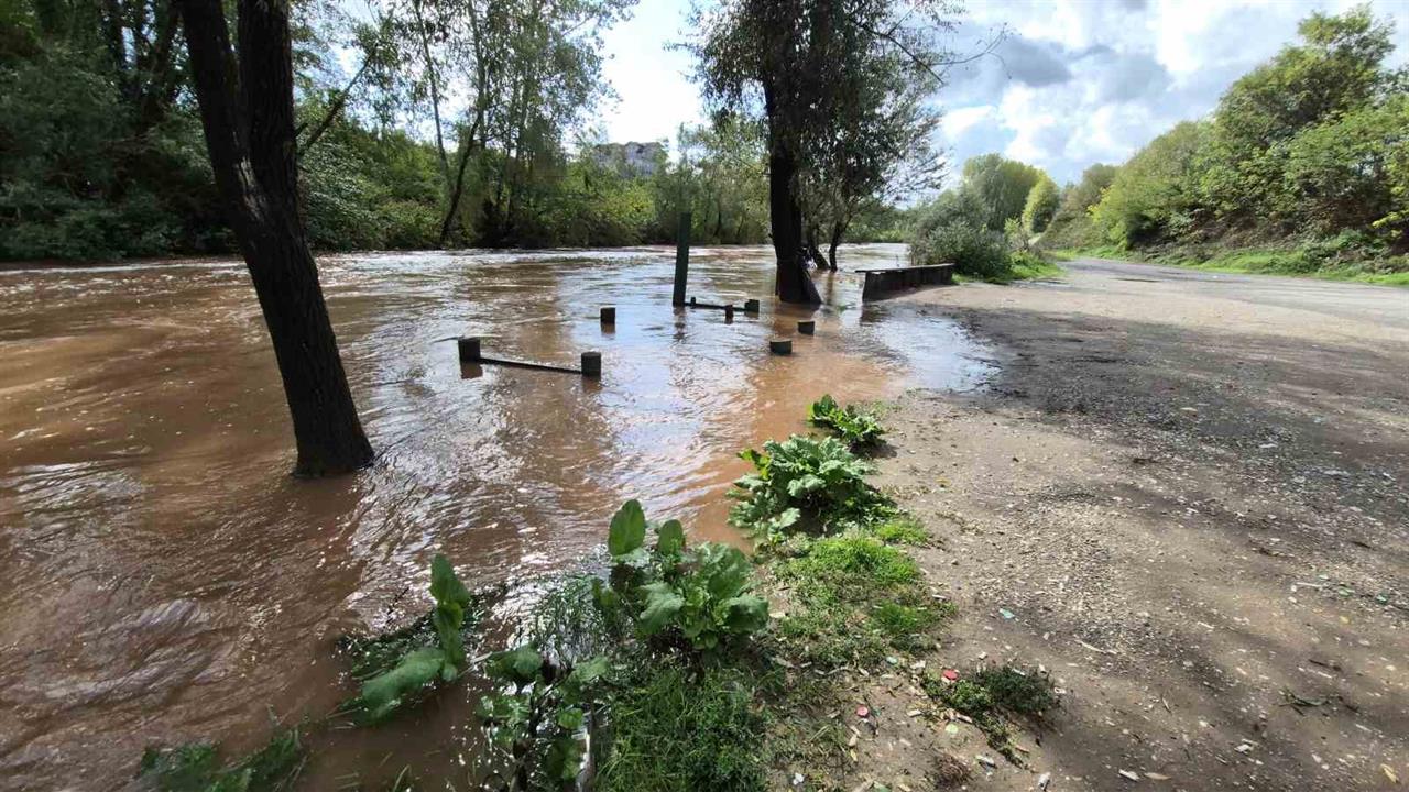 Bartın Irmağı Taşma Noktasına Yaklaştı
