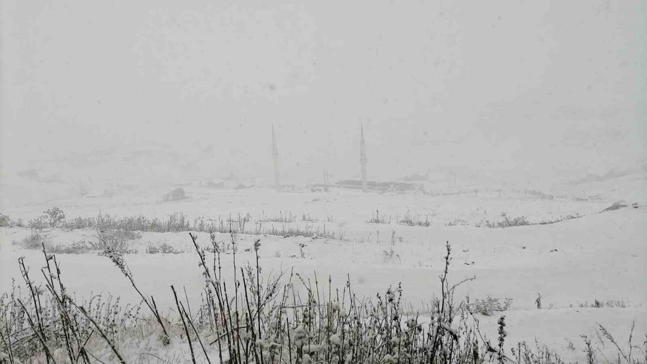 Gümüşhane’de Kar Yağışı Yaylaları Beyaza Bürüdü