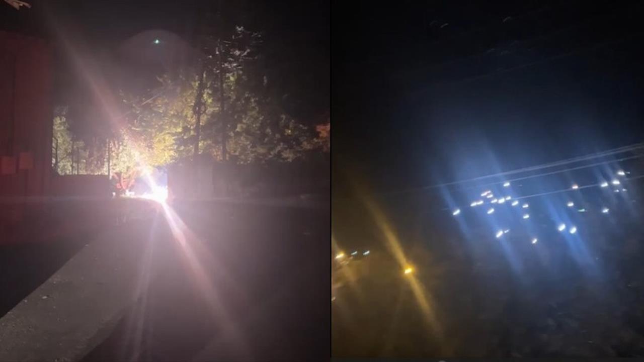 Hakkari'de Elektrik Telleri Koptu, Panik Yarattı