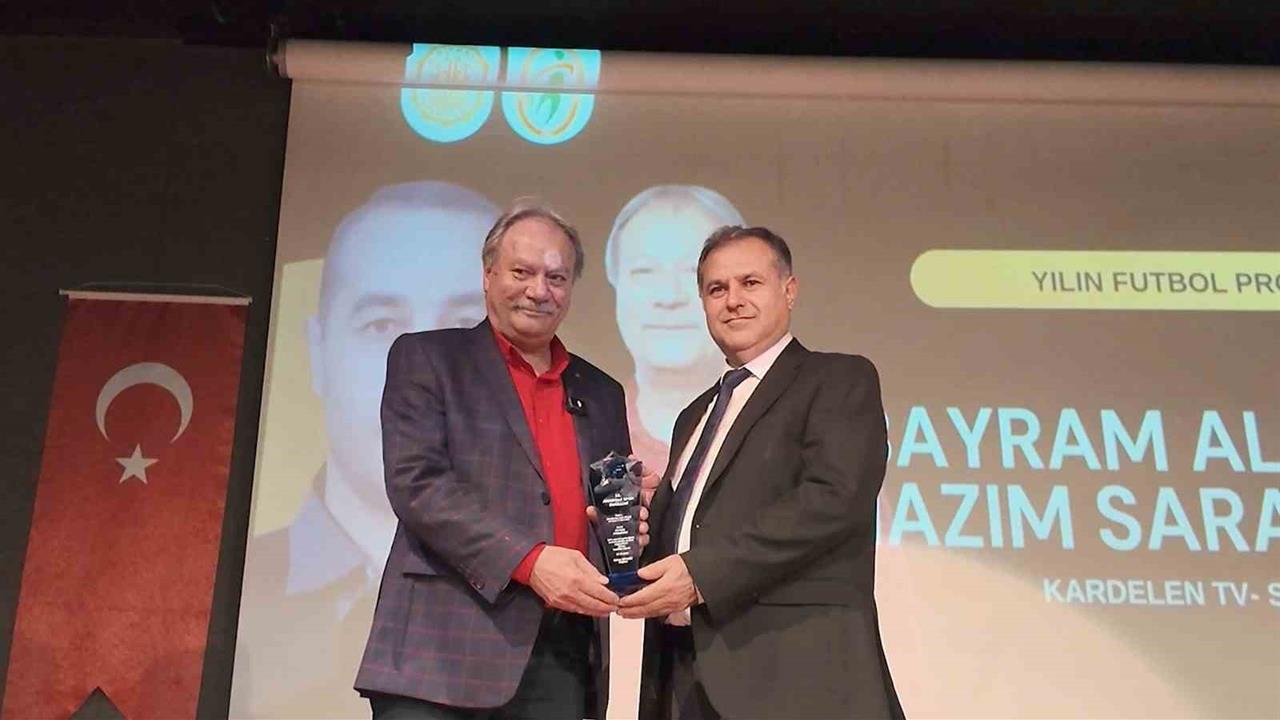 Kırıkkale'de Kardelen TV'ye Spor Ödülü Verildi