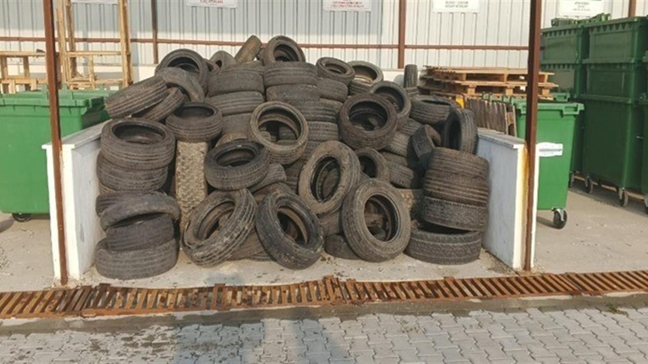 Manisa'da 86,5 Ton Lastik Geri Dönüşüme Kazandırıldı