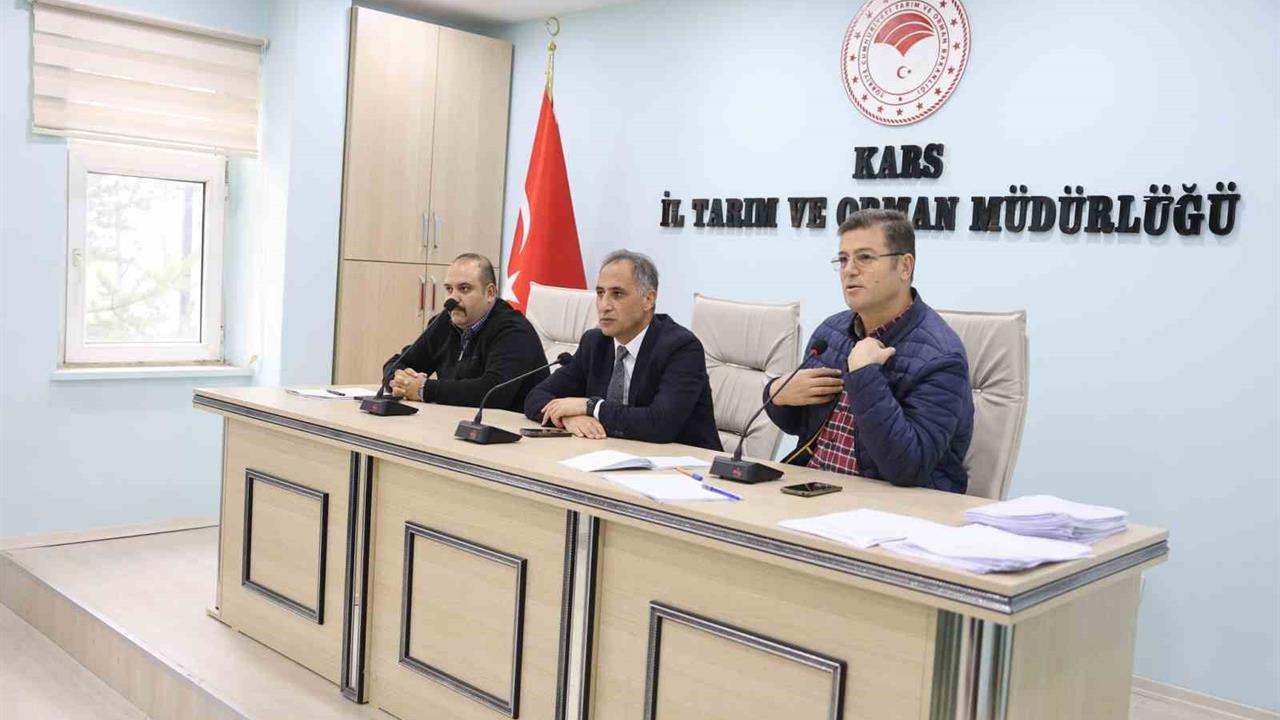 Kars’ta Tarım Sayımı Bilgilendirme Toplantısı Yapıldı