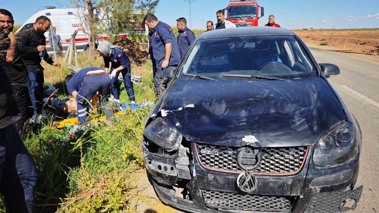 Mardin'de Trafik Kazası: 1 Yaralı
