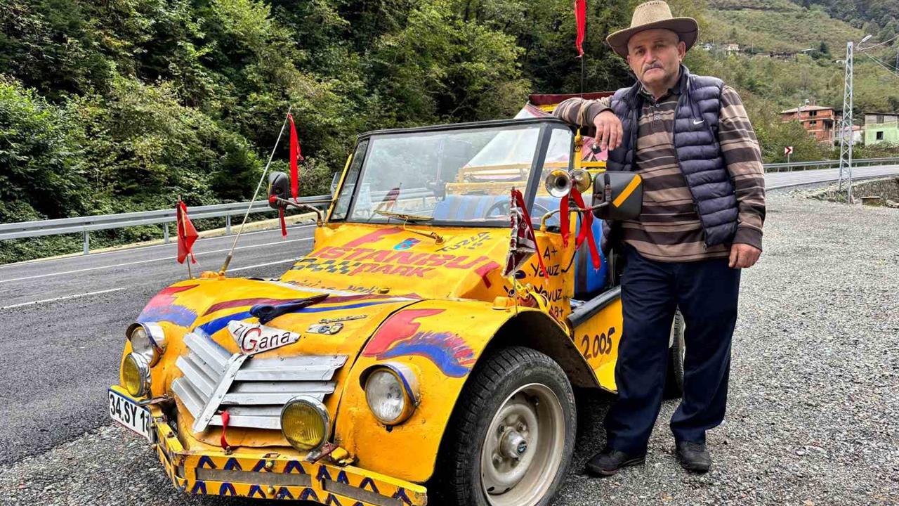 Trabzon'da El Yapımı Cabrio Araç İlgi Oğuluyor