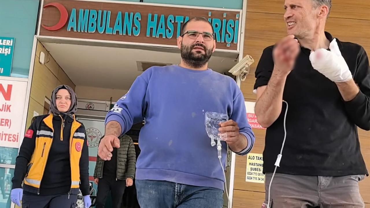 İnegöl'de Freze Makinesine Kaptırdığı Eliyle Marangozun Parlak Kayıpları