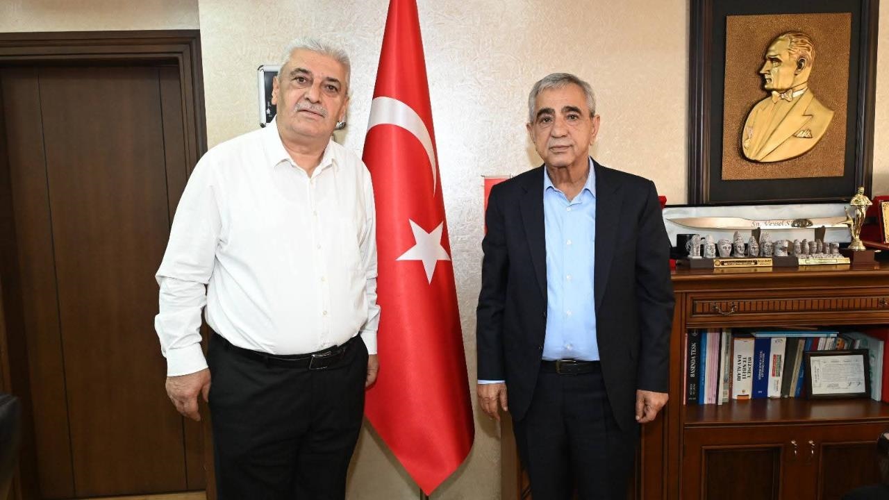 Mersin ESOB Başkanı Sarı'ya Başkan Yalçın'dan Ziyaret